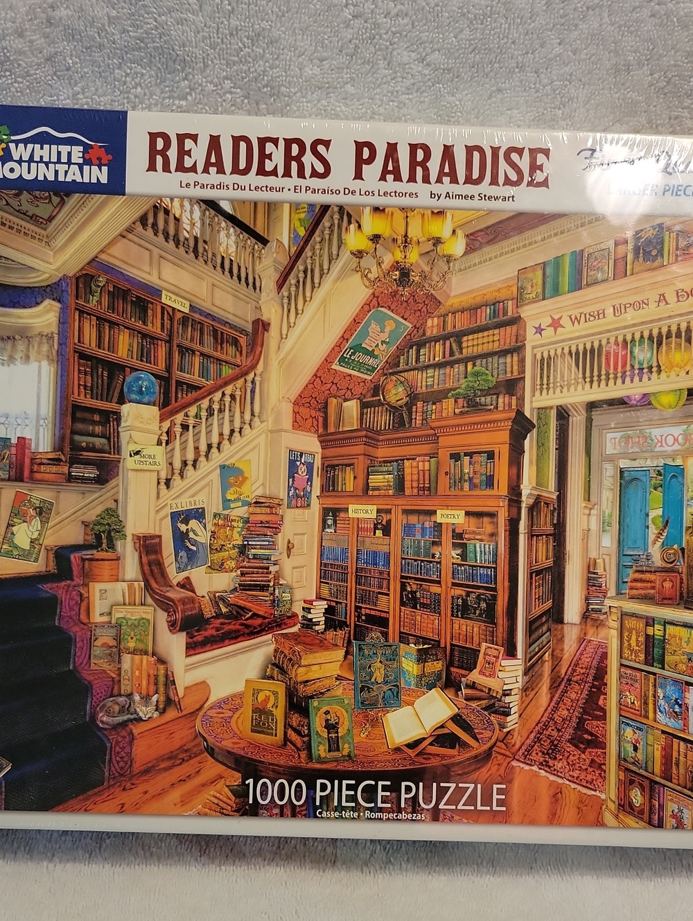 White Mountain Readers Paradise 1000 Piece Puzzle
